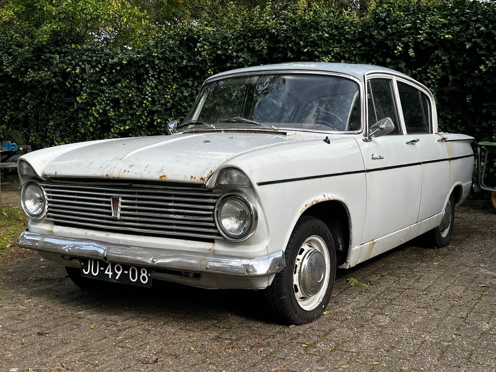 Hillman Minx 1.6 Super 1963 Grijs, Auto's, 1592 cc, 4 cilinders, 1070 kg, Origineel Nederlands