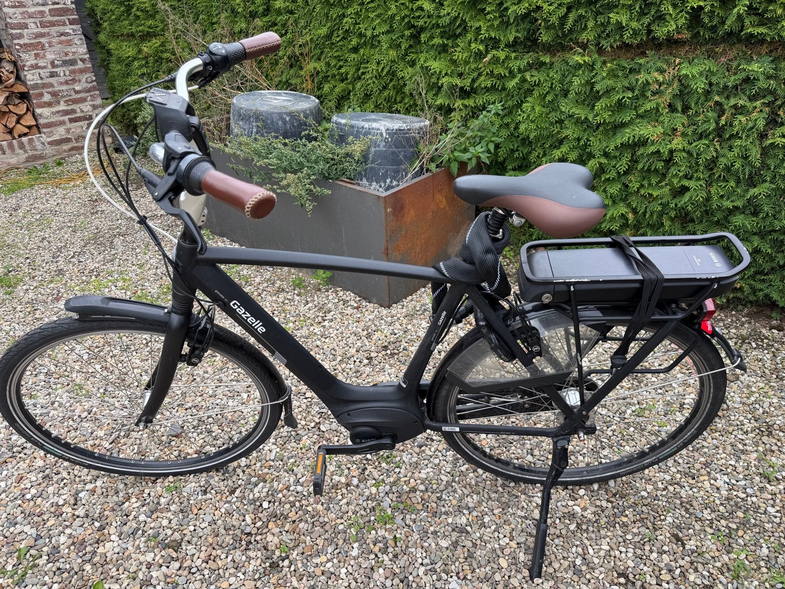 Gazelle Grenoble C7 HMB E-bike - Bosch PowerPack 400, Ophalen, Zo goed als nieuw, 51 tot 55 cm, 50 km per accu of meer