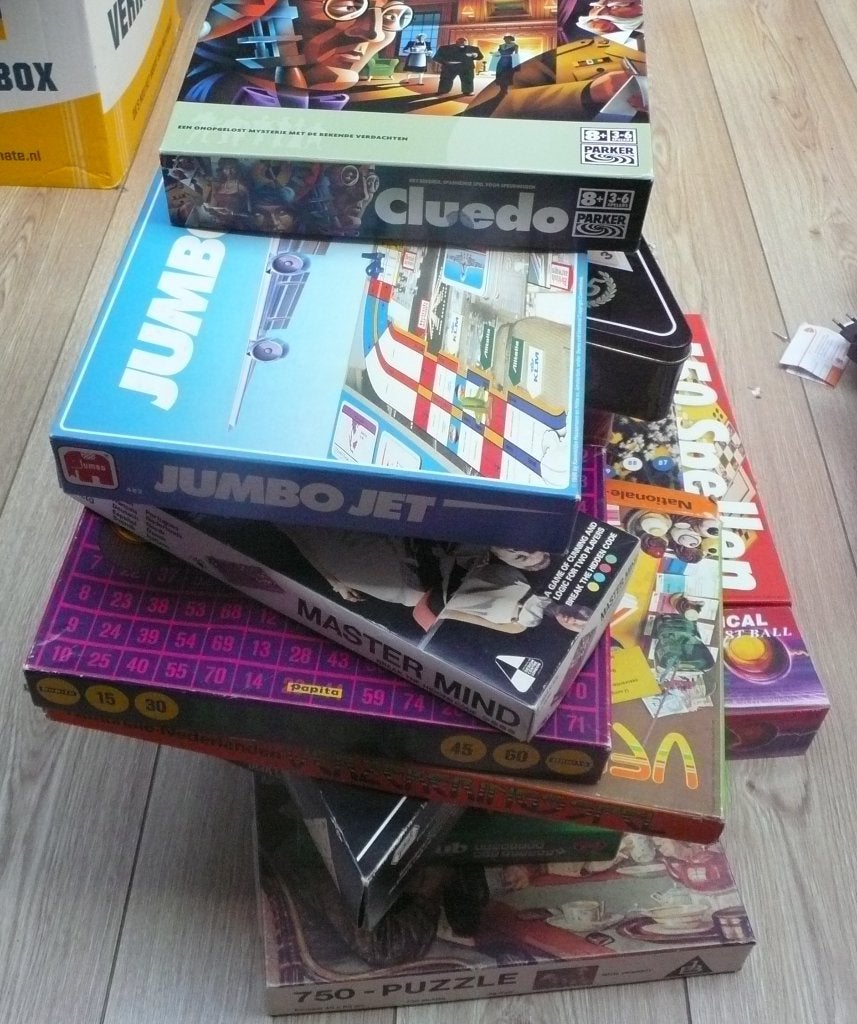 gezelschapsspellen 1 GROOT PAKKET, Vijf spelers of meer, Ophalen of Verzenden, Zo goed als nieuw