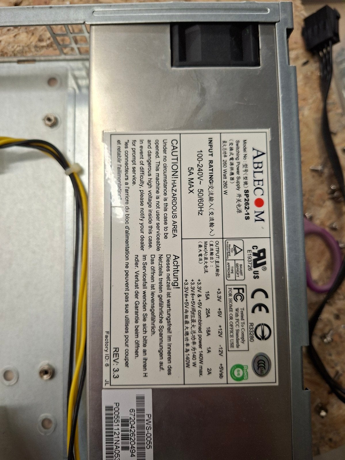1U short server case Supermicro CSE-512, Ophalen of Verzenden, Supermicro, Xx, Xx