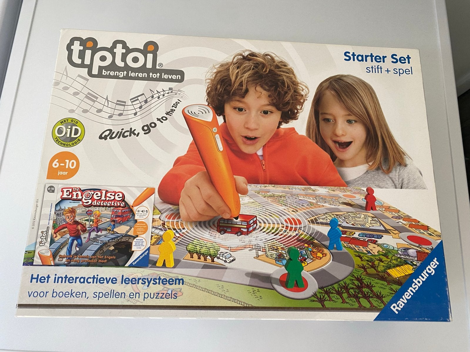 Tiptoi Starter Set - (ZONDER STIFT) - Engelse detective, Ophalen of Verzenden, Gebruikt, Taal en Lezen, Met geluid