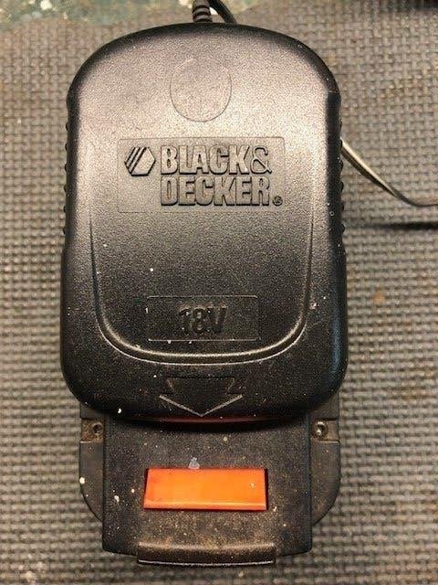 2 x Black & Decker 18 batterij/accu en 1 x oplader, Ophalen, Gebruikt