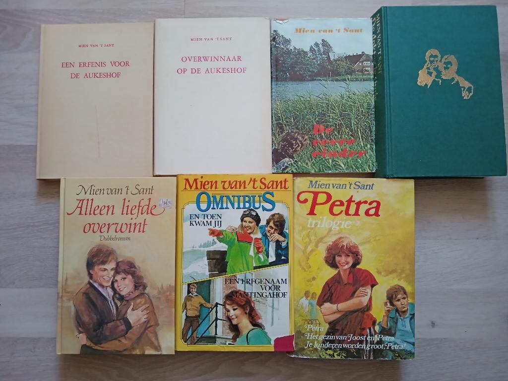 MIEN VAN 'T SANT boeken (7x), Boeken, Streekboeken en Streekromans, Ophalen of Verzenden, Gelezen, Mien van ‘t Sant