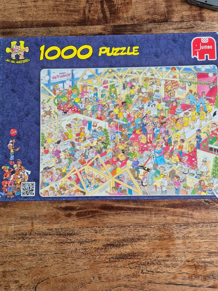 Van Haasteren puzzels 1000 stukjes, Ophalen, 500 t/m 1500 stukjes, Zo goed als nieuw