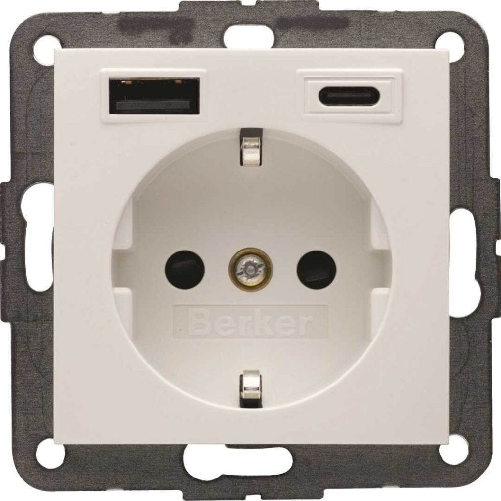 WCD RA USB A + USB C (PD) S.1/B.3/B.7 wit/wit, Verzenden, Nieuw