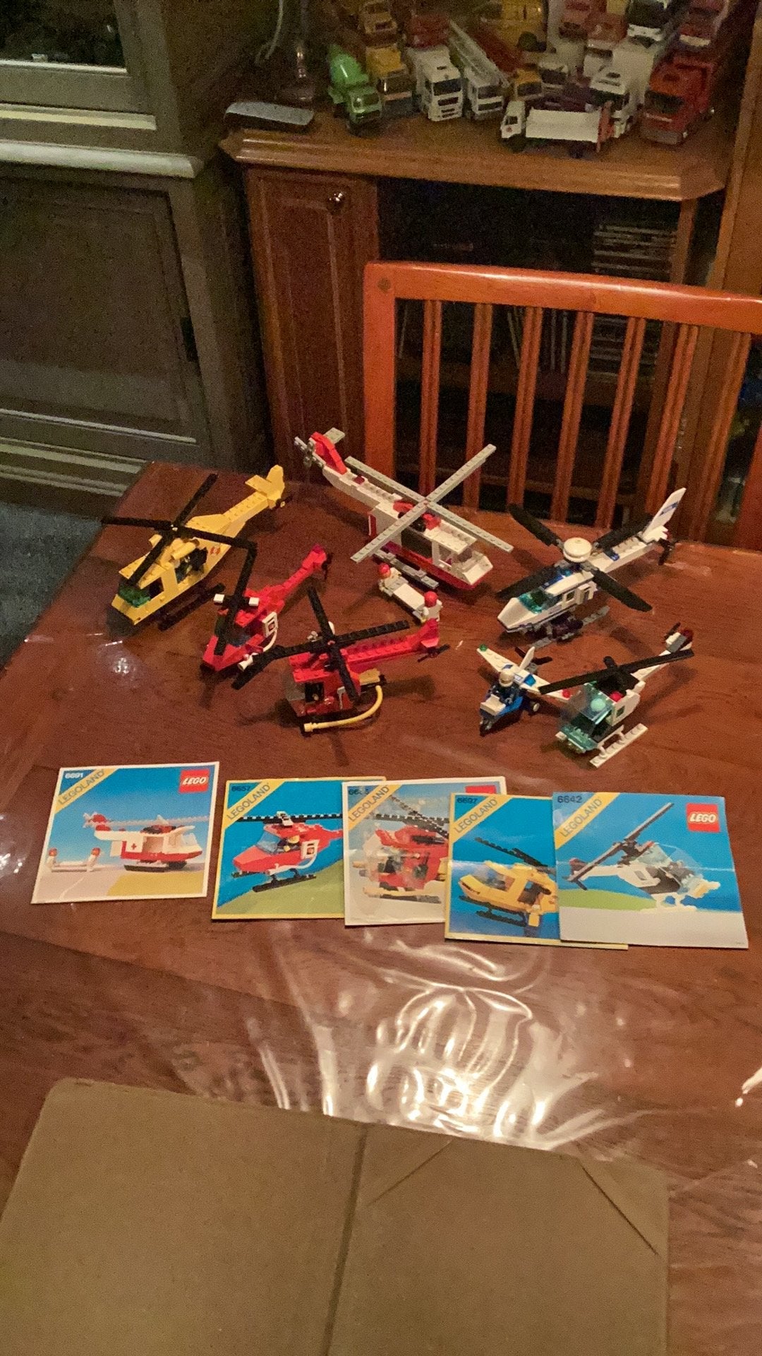 Diverse sets helikopters van legoland met bouwbeschrijving, Lego, Inclusief instructies, Ophalen of Verzenden, Zo goed als nieuw