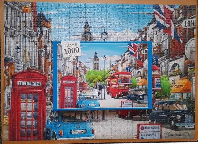 6 puzzels 1000 stukjes per stuk samen €25 of €5 per stuk., Ophalen of Verzenden, 500 t/m 1500 stukjes, Zo goed als nieuw, Legpuzzel