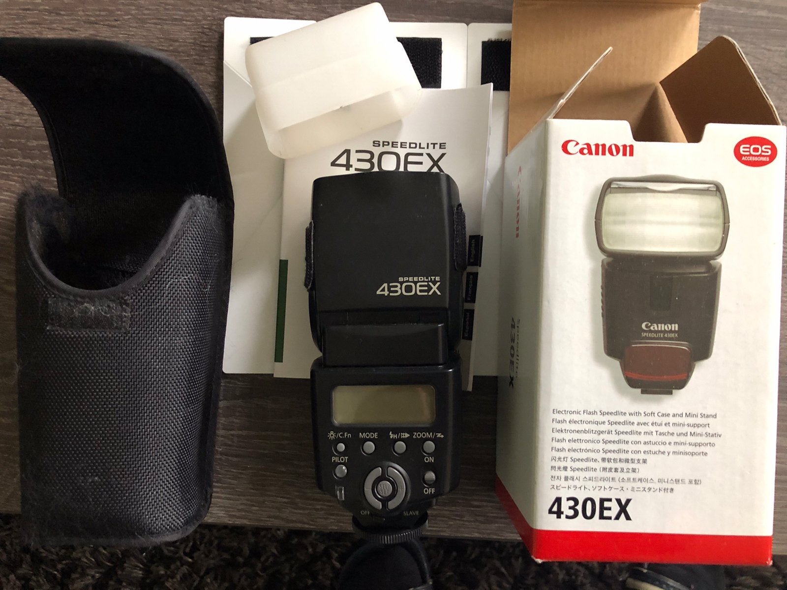 Canon speedlite 430EX flitser, Audio, Tv en Foto, Fotografie | Flitsers, Ophalen of Verzenden, Zo goed als nieuw, Canon