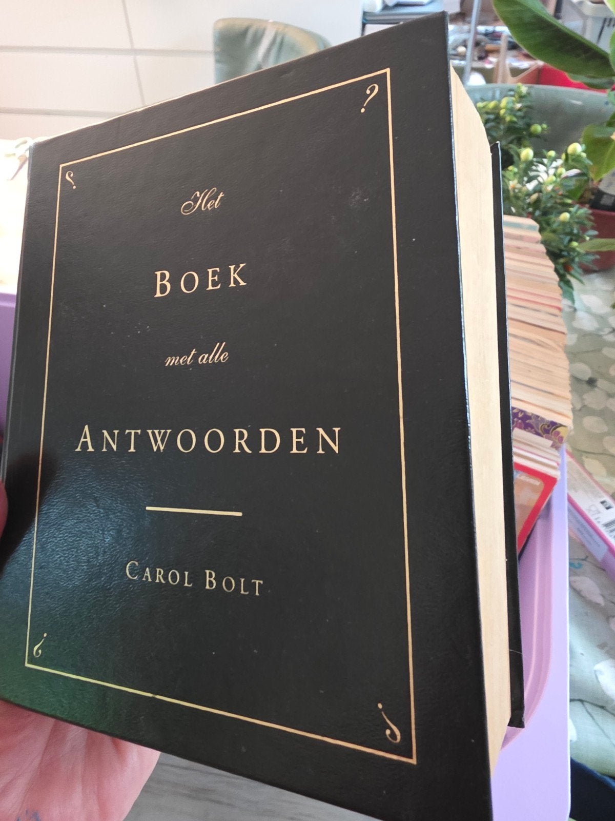 Het Boek met alle Antwoorden - Carol Bolt, Boeken, Ophalen, Zo goed als nieuw, Carol Bolt