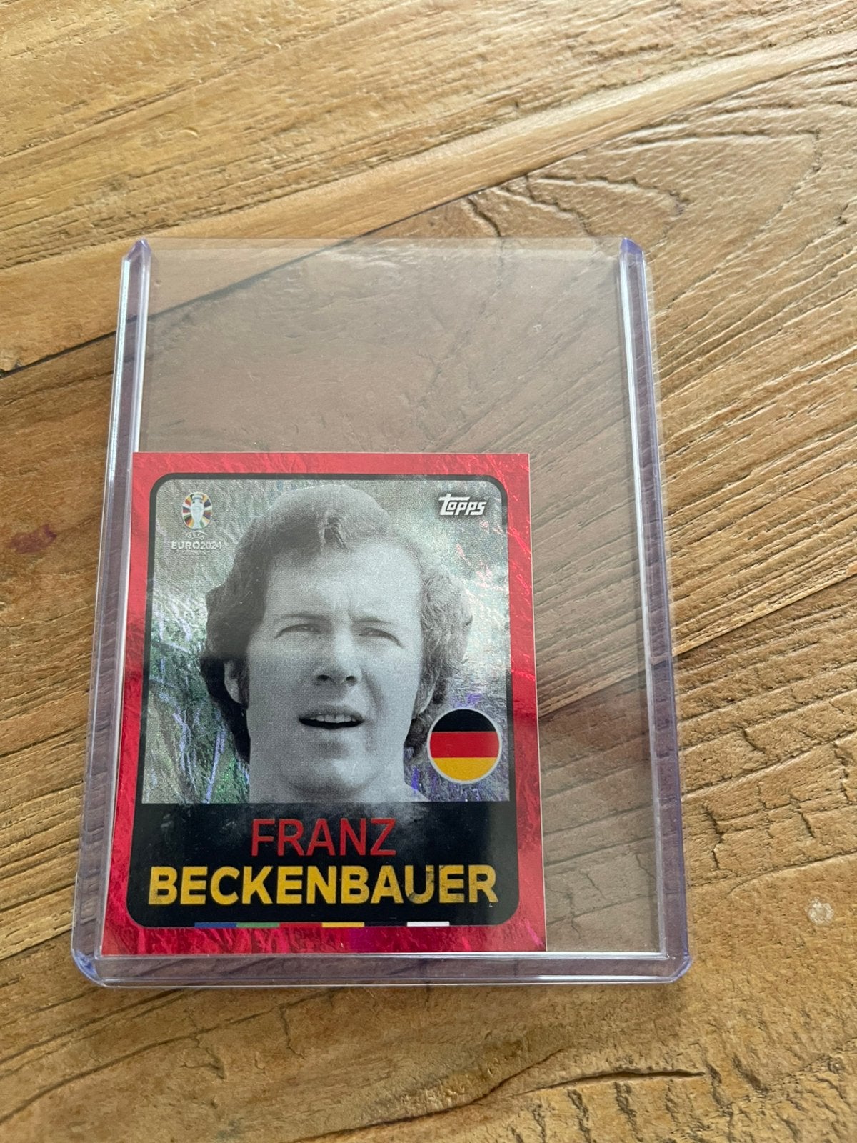 Franz Beckenbauer Duitsland Swiss editie Euro 2024 Topps, Ophalen of Verzenden, Zo goed als nieuw, Plaatje