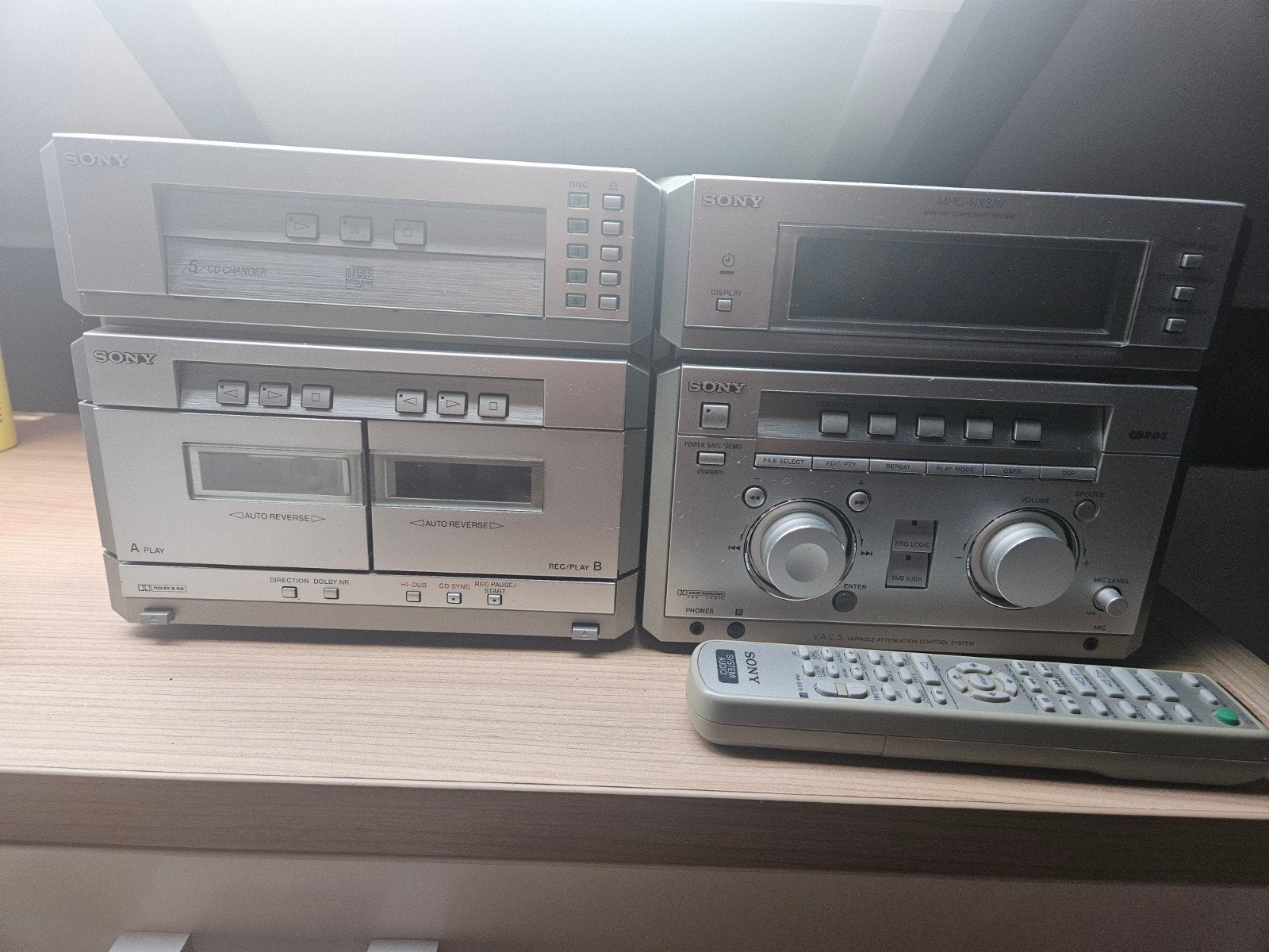Sony Hifi Set met CD, Cassette, Tuner en Speakers, Ophalen, Gebruikt, Losse componenten, Tuner of Radio