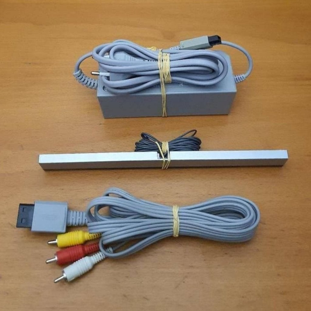 Origineel Nintendo Wii Kabels | Stroomkabel AV Kabel Sensor, Spelcomputers en Games, 1 speler, Ophalen of Verzenden, Gebruikt