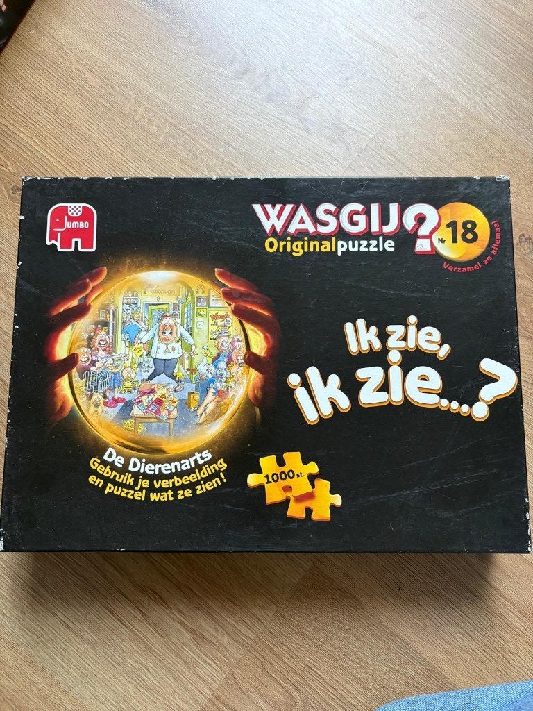Wasgij Original 18: De Dierenarts 1000 stukjes, Ophalen, 500 t/m 1500 stukjes, Gebruikt, Legpuzzel