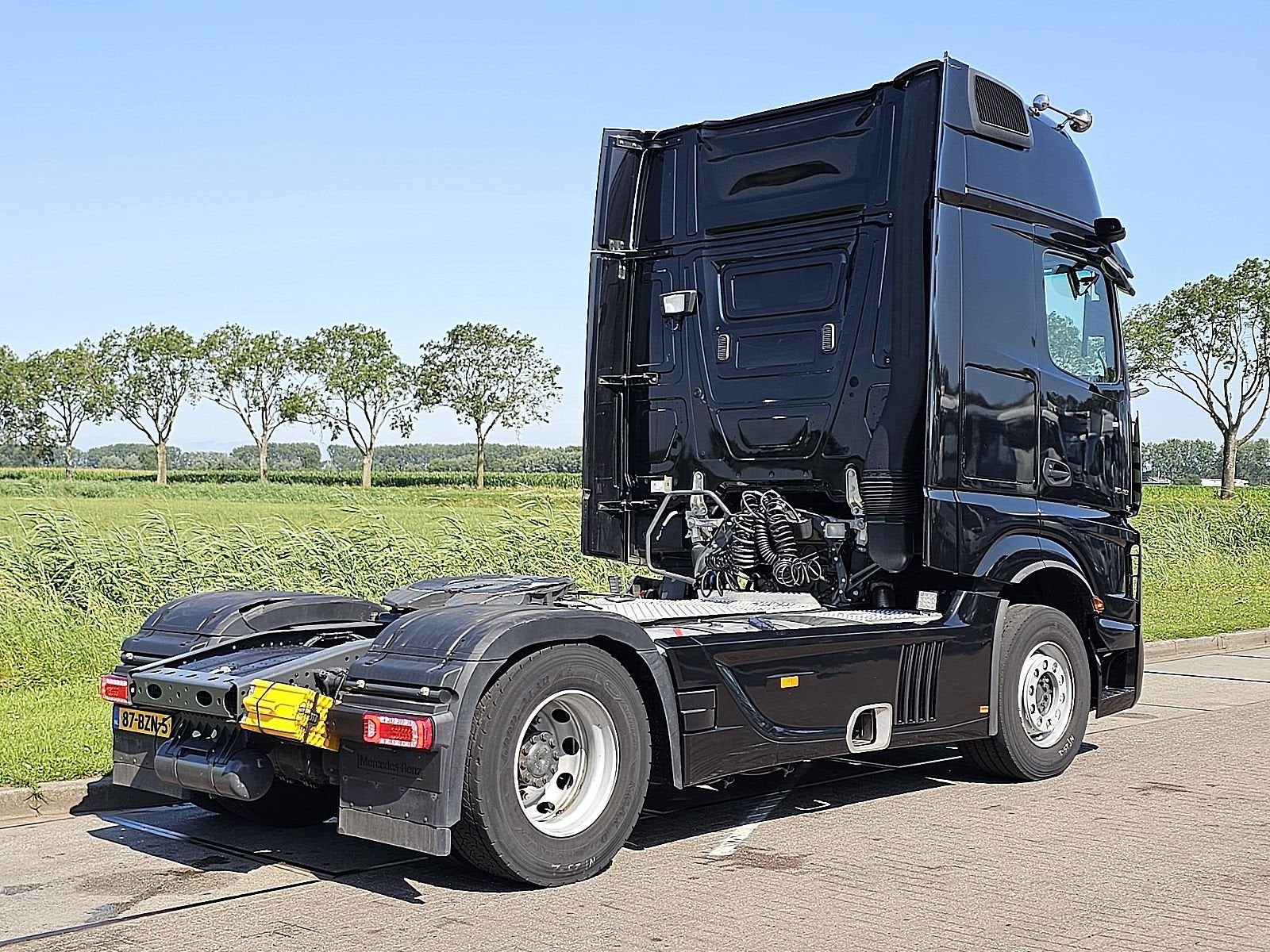 MERCEDES-BENZ ACTROS 1848 LS gigaspace retarder, Automaat, Euro 6, Zwart, Mercedes-Benz