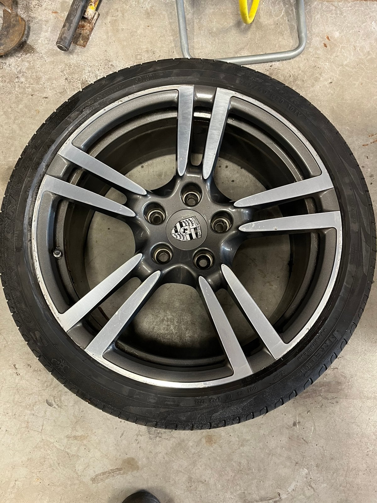 Porche turbo 2 velg panamera 20 inch, Ophalen, Gebruikt, Velg(en), Personenwagen