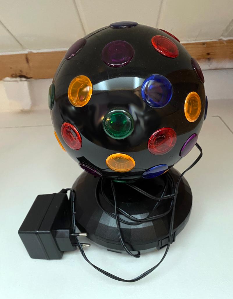 PartyFunLights / discolamp / discobol, multi-color, roterend, Ophalen of Verzenden, Gebruikt, Lamp