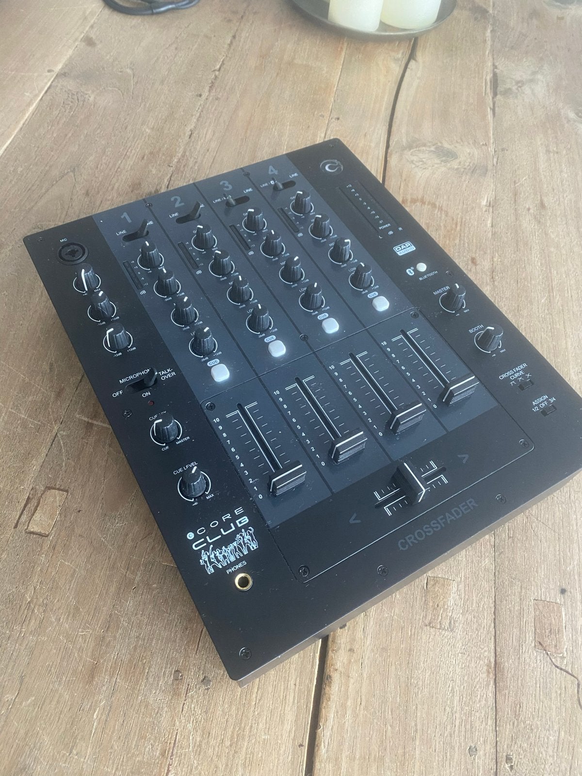 DAP CORE Club DJ-mixer 4 kanalen BT - Zo goed als nieuw, Overige merken, Dj-set, Ophalen of Verzenden, Zo goed als nieuw