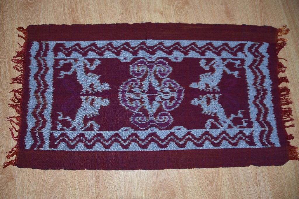 Ikat tafelkleed tafelloper wanddecoratie kleed Indonesië, Antiek en Kunst, Verzenden