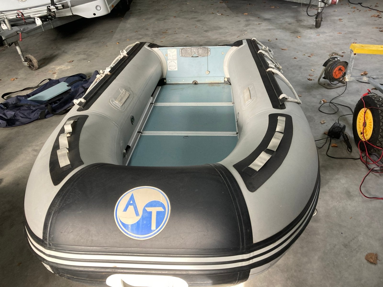 Rubberboot 3,10meter met 2takt buitenboordmotor, Watersport en Boten, Ophalen, Gebruikt, Buitenboordmotor