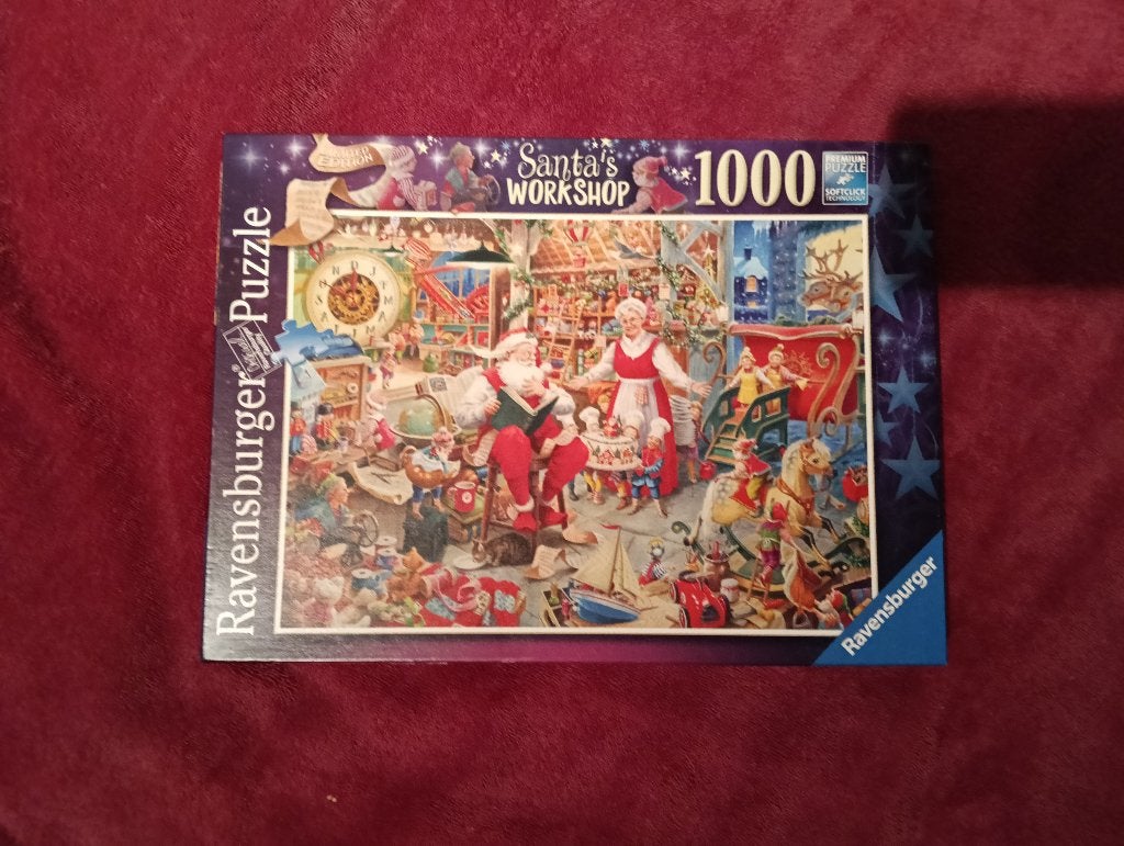 Leuke Kerst Puzzel 1000 stukjes, Ophalen, 500 t/m 1500 stukjes, Zo goed als nieuw, Legpuzzel