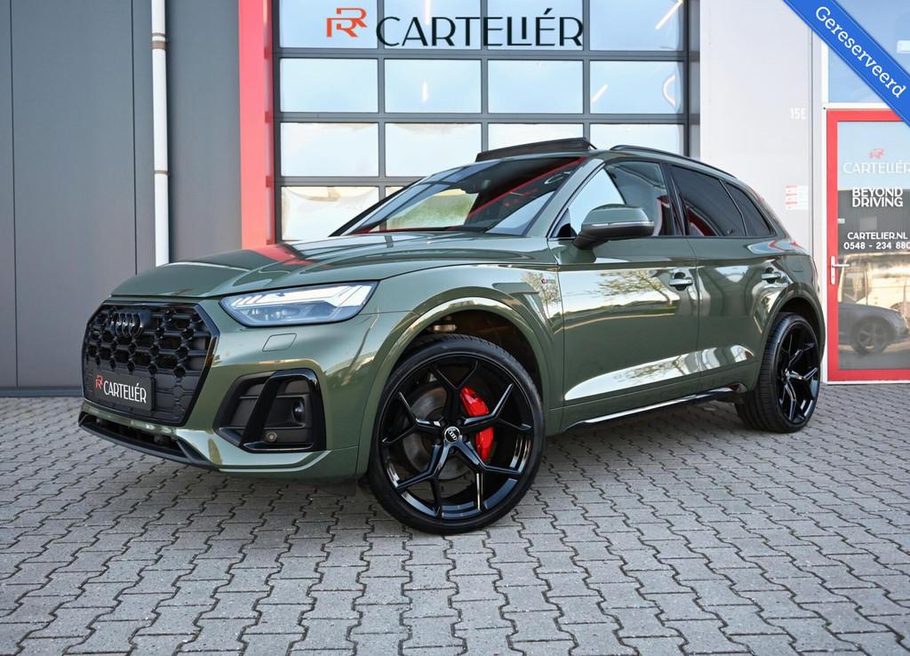 Audi Q5 50 TFSI e S-Line Quattro Competition | District Gree, Automaat, Gebruikt, Zwart, 4 cilinders