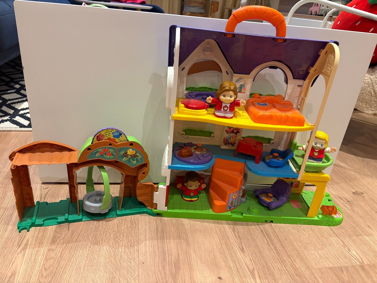 VTech Vrolijke Vriendjes & Zoef Zoef Dieren Grote Set, Ophalen, Gebruikt, Elektronica, Met licht