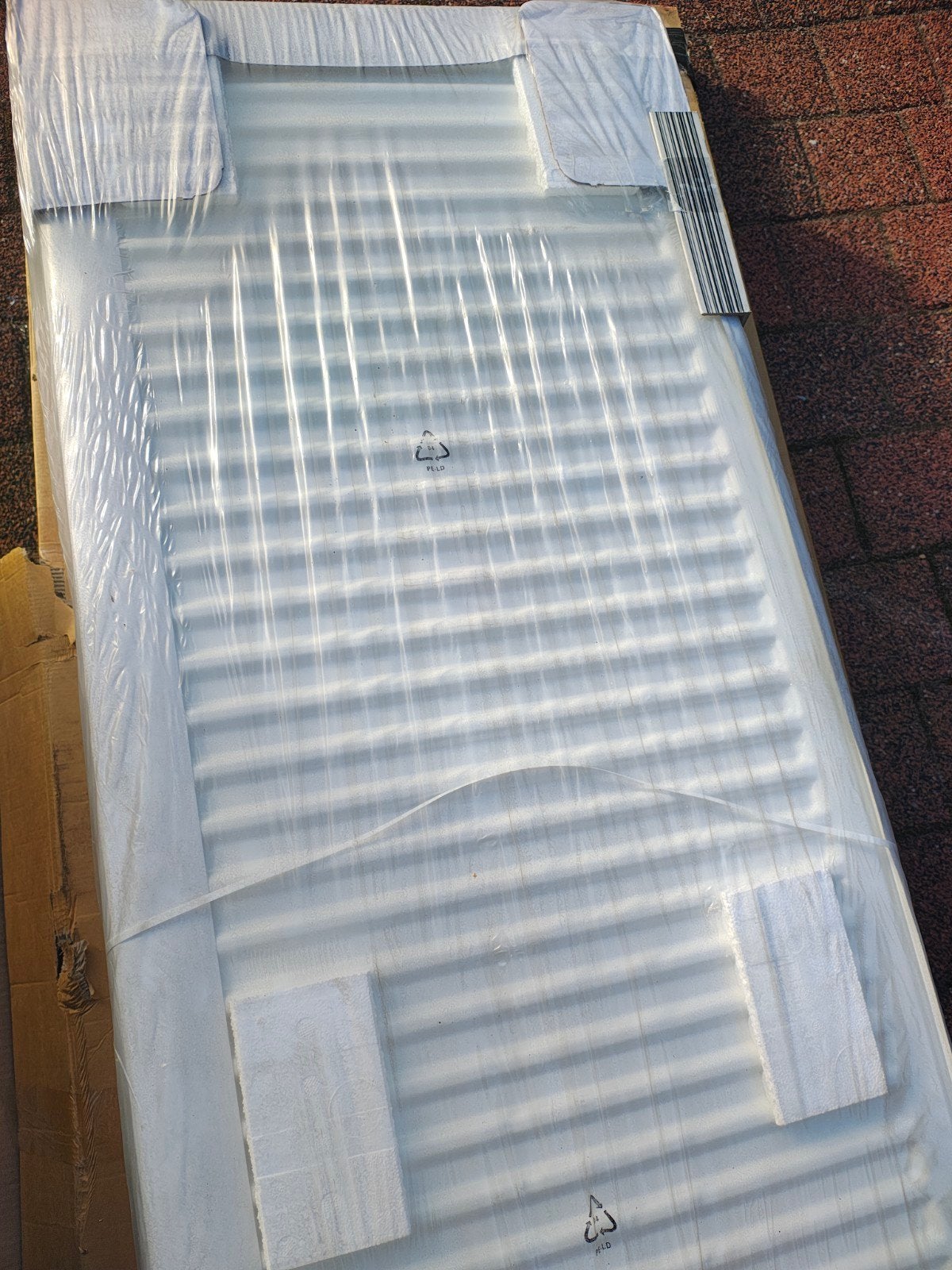 Brugman Kompakt 4 radiator H 500 L 1600 Type 33 4128 Watt, Ophalen of Verzenden, Steen of Klei, 15 m² of meer, Dakpannen