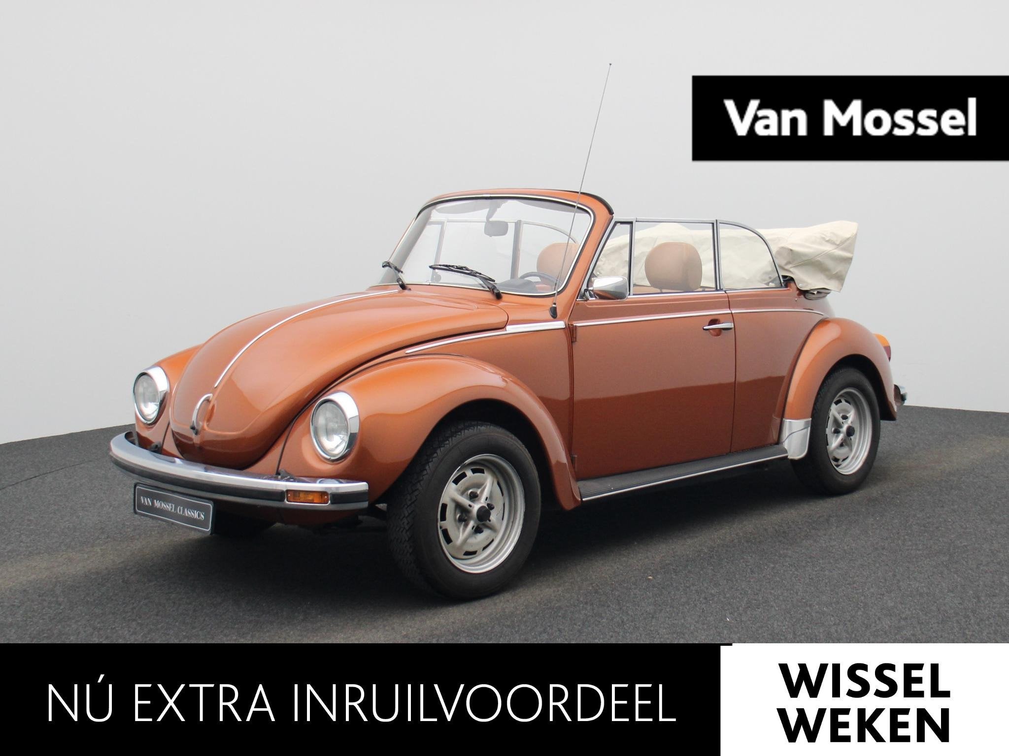 Volkswagen Kever 1303 LS Cabriolet, Auto's, 12 maanden, Stof, Gebruikt, Beetle (Kever)