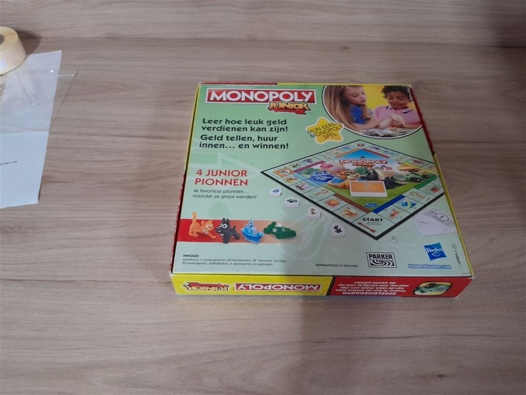 monopoly junior hondje katje - s1997, Verzenden, Zo goed als nieuw