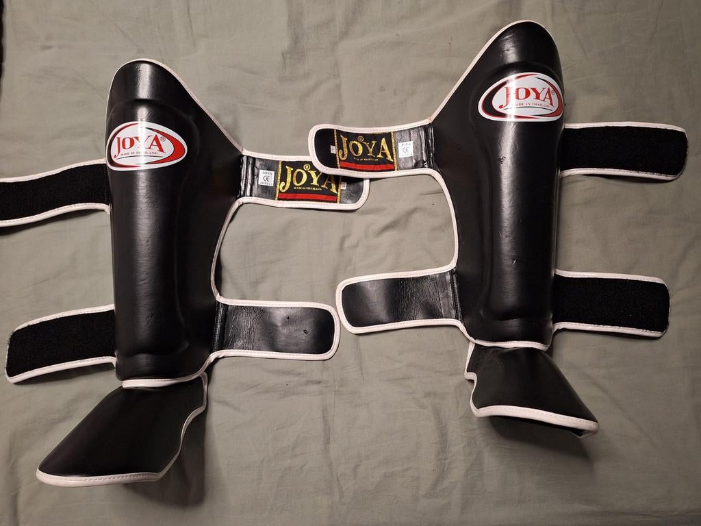 Joya scheenbeschermers - Zwart - Maat L, Overige, Vechtsportbescherming, Maat L, Ophalen of Verzenden