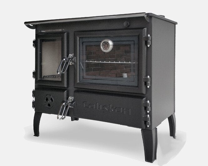 Stalen Houtkachel met oven | ÇALIŞKAN Model 214 (7kw), Niet ingevuld, Niet ingevuld, Ophalen of Verzenden, Vrijstaand