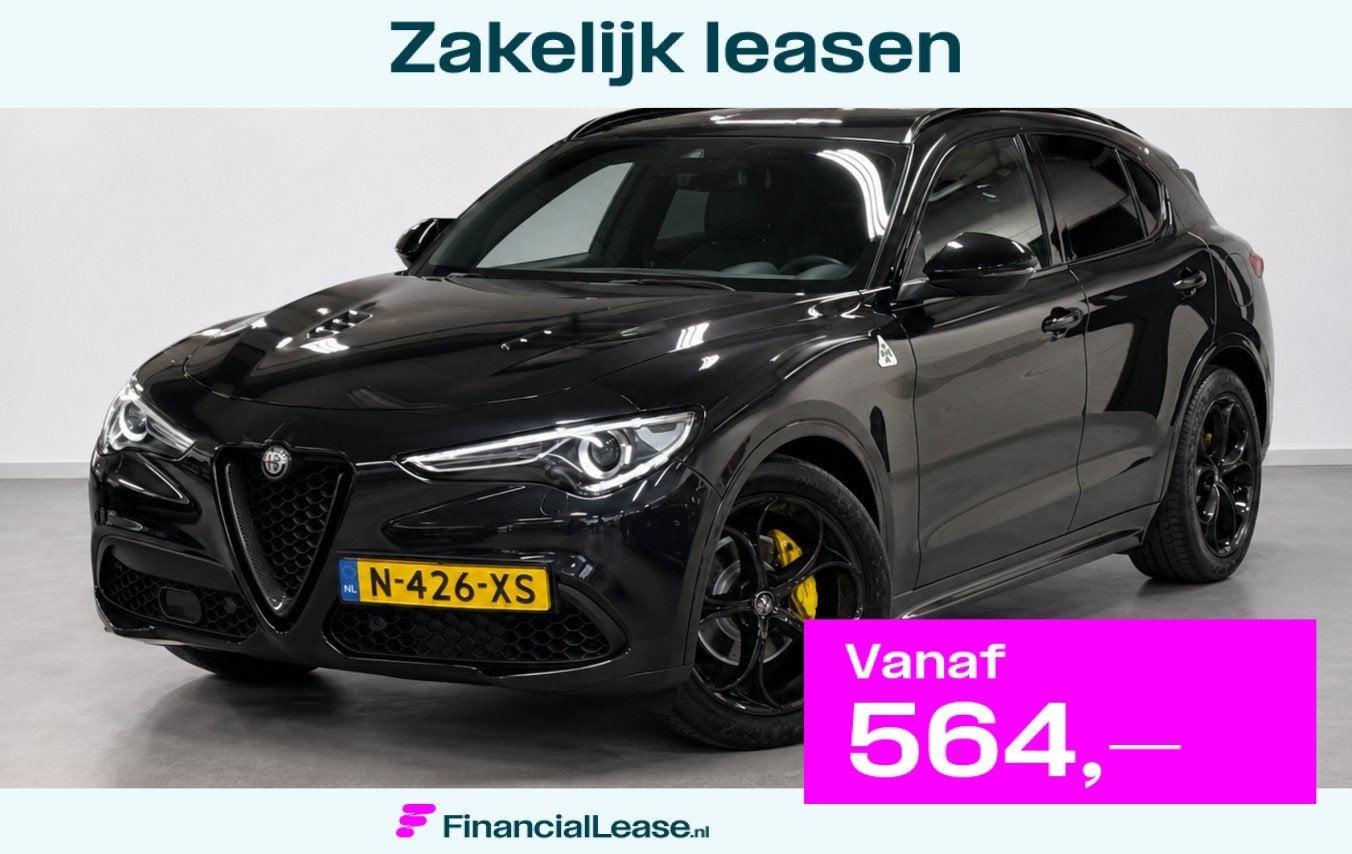 Alfa Romeo Stelvio 2.0 T AWD First Edition Navi Camera Memor, Automaat, Euro 6, 4 cilinders, Zwart