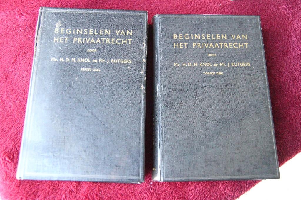 Beginselen van het Privaatrecht. Knol en Rutgers, Antiek en Kunst, Ophalen of Verzenden