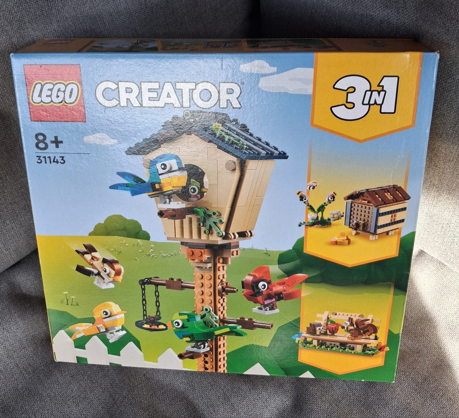 Nieuw en ongeopend LEGO Creator 31143 Vogelhuisje 3-in-1 set, Lego, Nieuw, Ophalen of Verzenden, Ongeopend/sealed