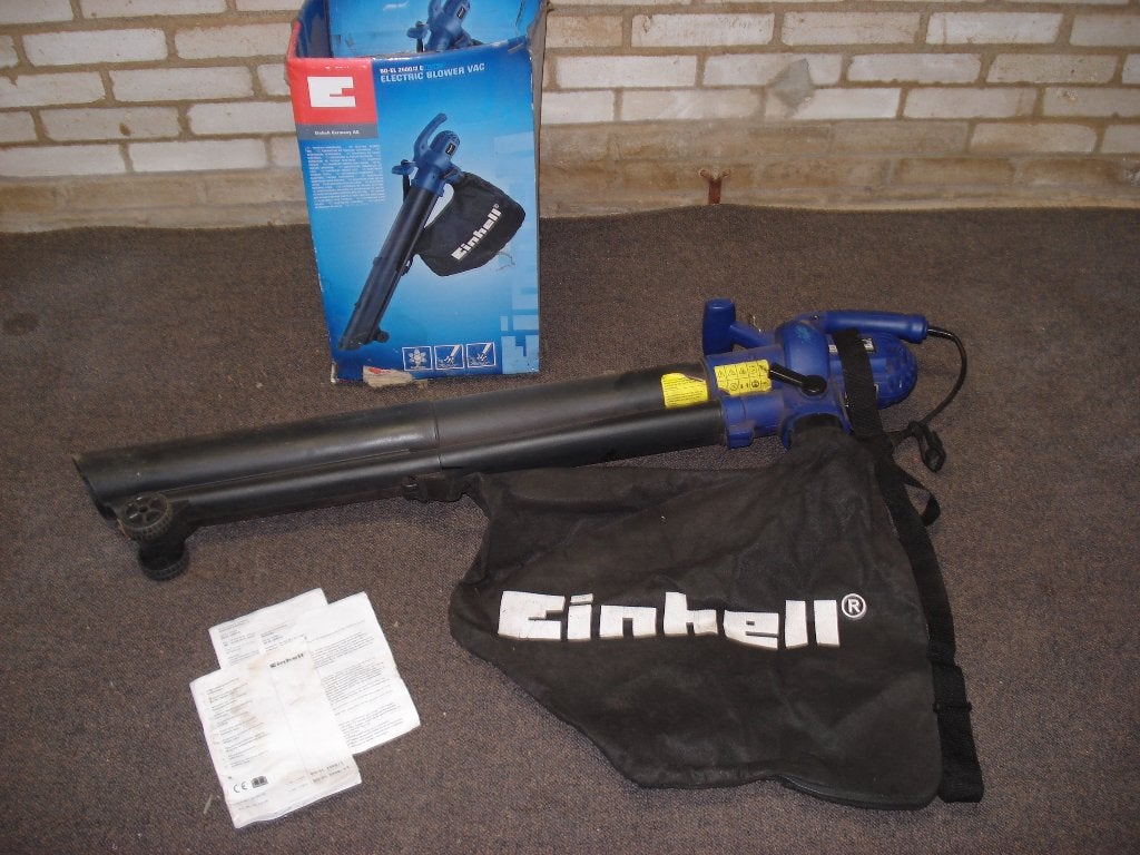 Nieuwstaat  bladblazer  bladzuiger  Einhell met wiel, Einhell, Ophalen of Verzenden, Zo goed als nieuw, Elektrisch