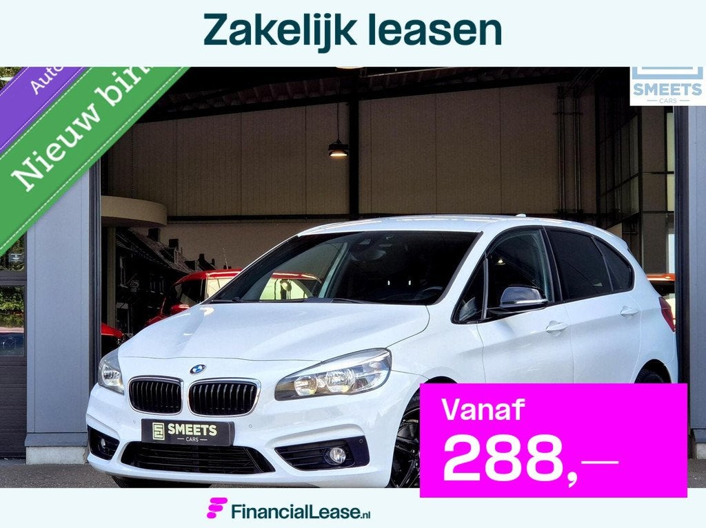 BMW 2-serie Active Tourer 220i Sport 192PK Automaat |Nav|Tre, 1998 cc, Gebruikt, Wit, 1405 kg