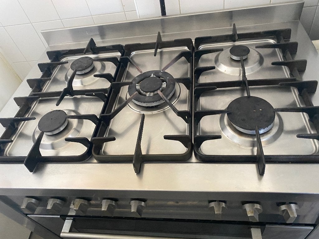 Fornuis en oven, Gebruikt, Hete lucht, 60 cm of meer, Ophalen of Verzenden