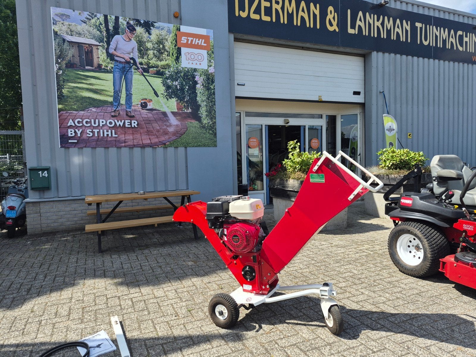 Tielburger th80, Tuin en Terras, Hakselaars, Ophalen, Zo goed als nieuw, Benzine, Tielburger
