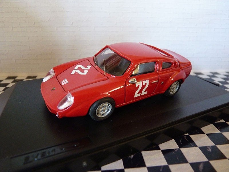Simca Abarth 2000 Pergusa 1964 #22 1:43, Ophalen of Verzenden, Nieuw, Auto, Overige merken