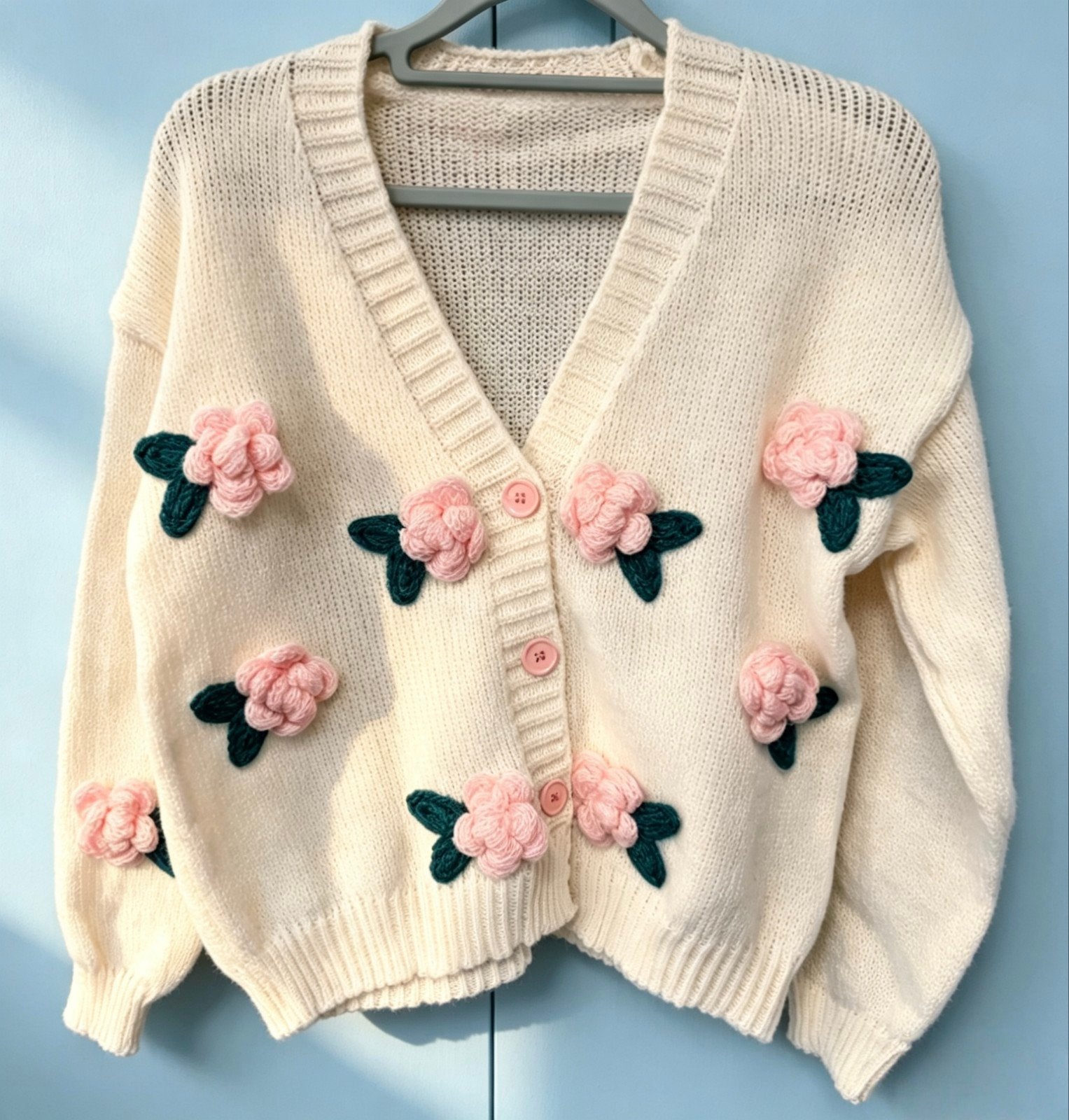 Crèmekleurig vest met geborduurde bloemen, Kleding | Dames, Truien en Vesten, Beige, Ophalen of Verzenden, Maat 36 (S), Onbekend