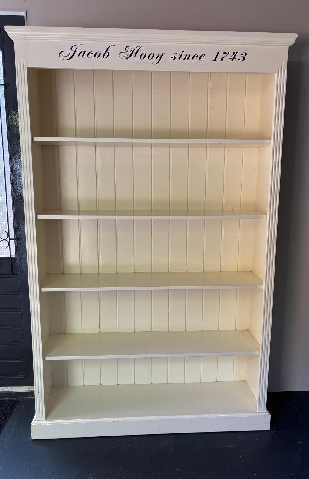 2 landelijke boekenkasten , etalage kast, Jacob Hooij ., Huis en Inrichting, Kasten | Vitrinekasten, Ophalen, Met plank(en), Gebruikt