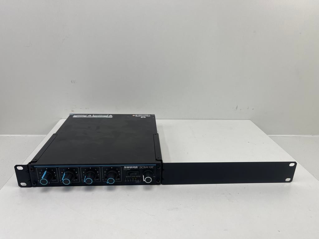 SHURE SCM 410E 4Chan Microfoon Mixer Norm€1178,00 nu €135,00, Ophalen, Gebruikt, Audio