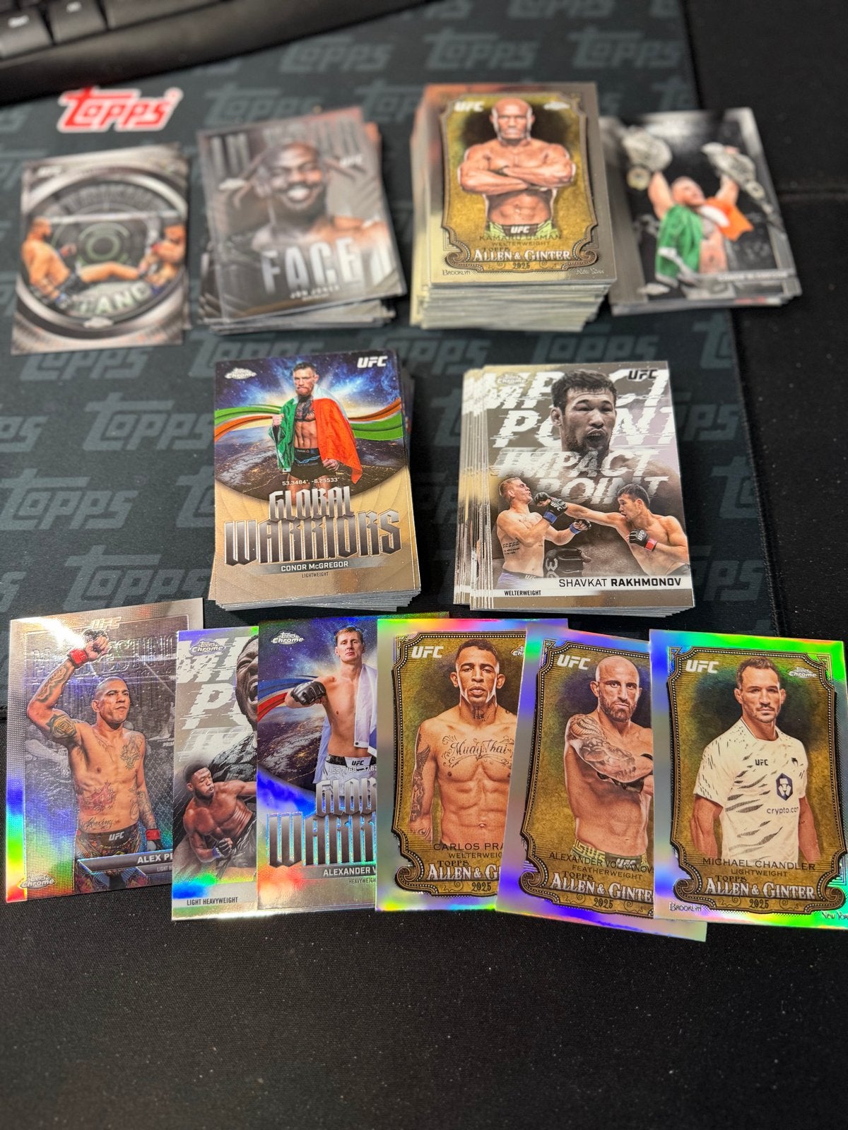 UFC Topps bulk 107 insert cards, Ophalen of Verzenden, Zo goed als nieuw, Meerdere plaatjes