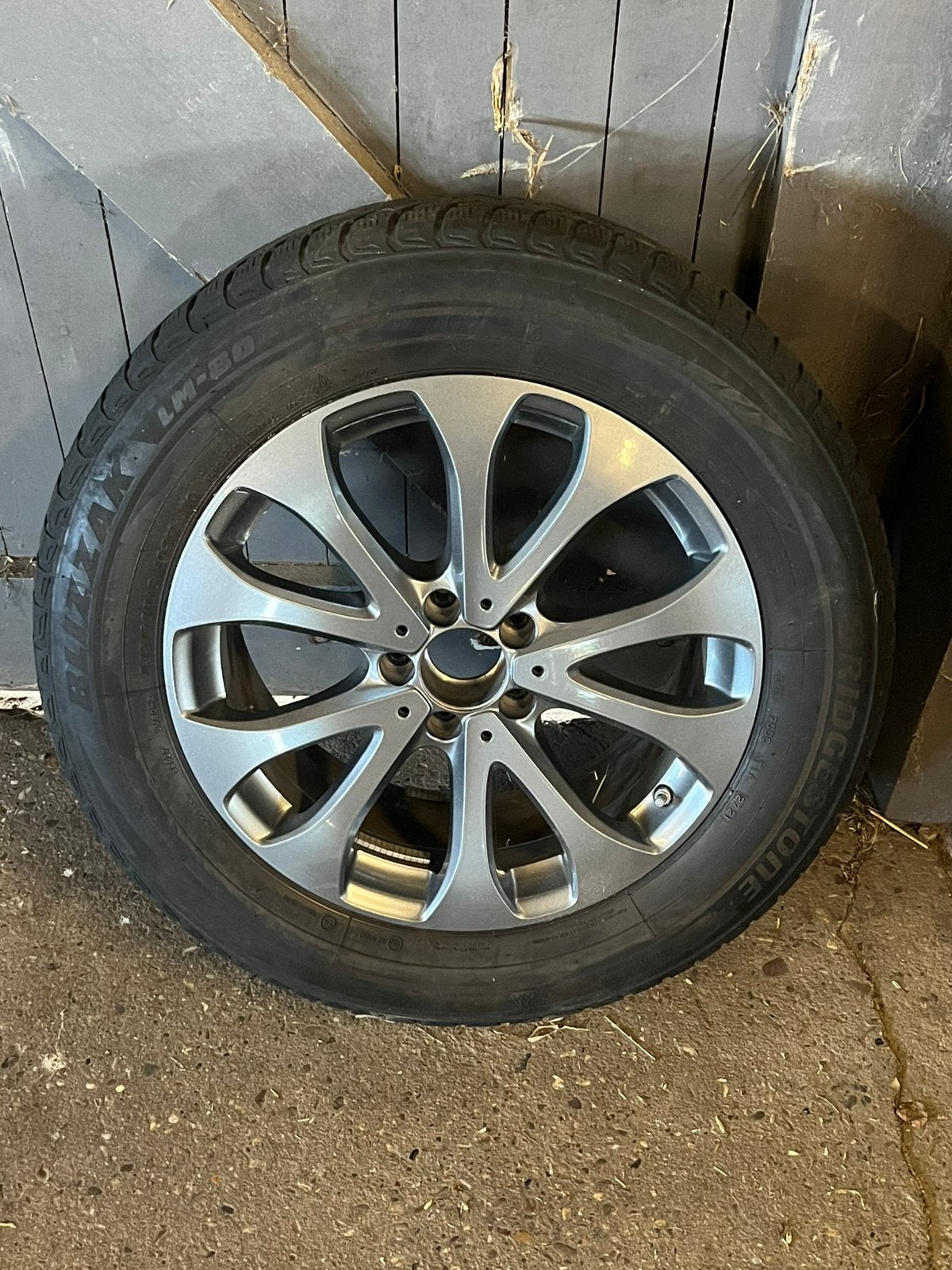 18 inch mercedes wielen met winterbanden, Ophalen, 18 inch, Banden en Velgen, Winterbanden