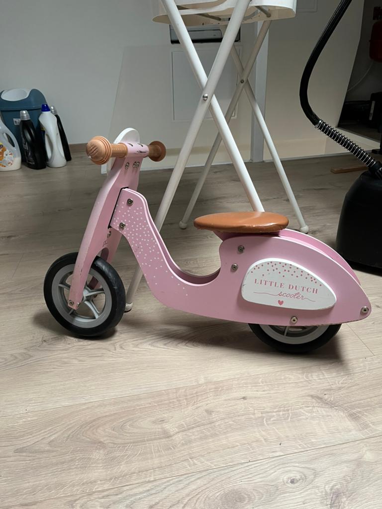 Little Dutch loopfiets/loopscooter roze, Ophalen, Gebruikt, Loopfiets