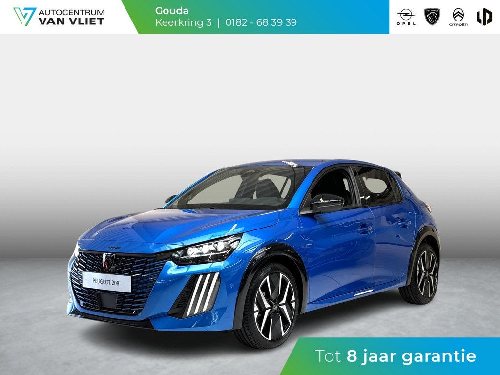 Peugeot 208 1.2 Hybrid 110 e-DCS6 GT | TOT 8 JAAR GARANTIE, Auto's, Peugeot, Bedrijf, Te koop, ABS, Achteruitrijcamera, Adaptive Cruise Control