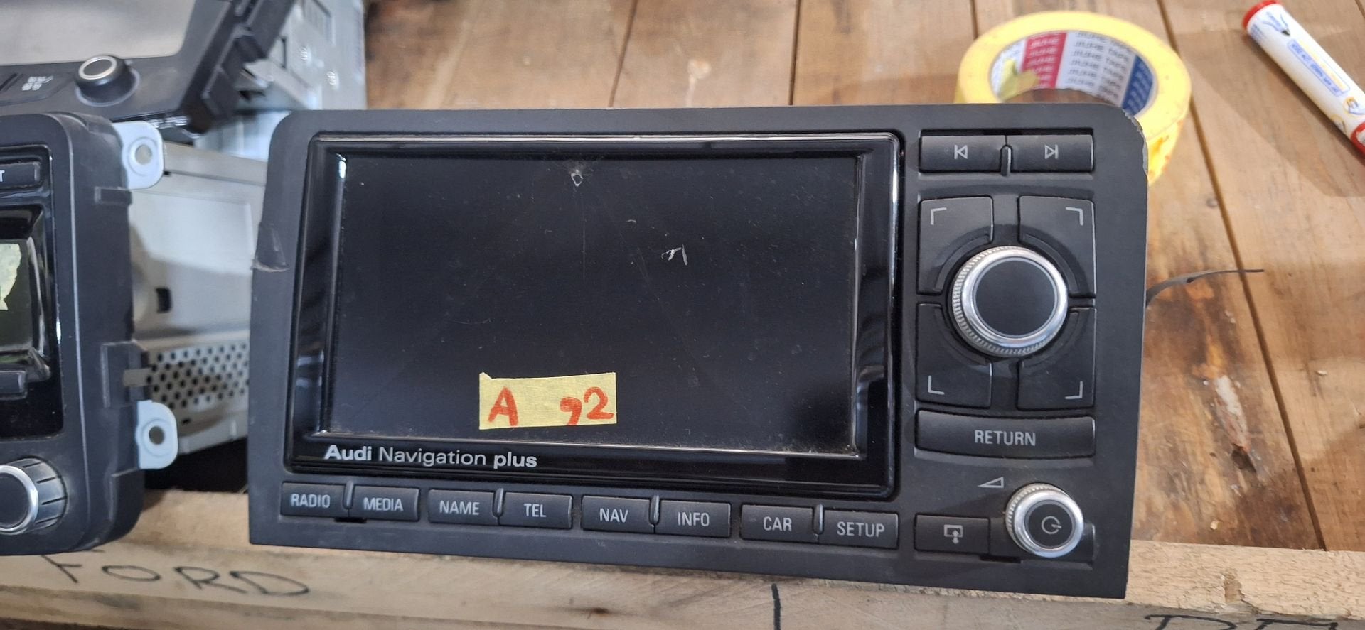 Originele Audi Navigation Plus RNS-E Navigatie / Radio - A3, Gebruikt, -, -, Ophalen of Verzenden