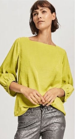 blouse Opus, Kleding | Dames, Maat 38/40 (M), Verzenden, Geel, Zo goed als nieuw