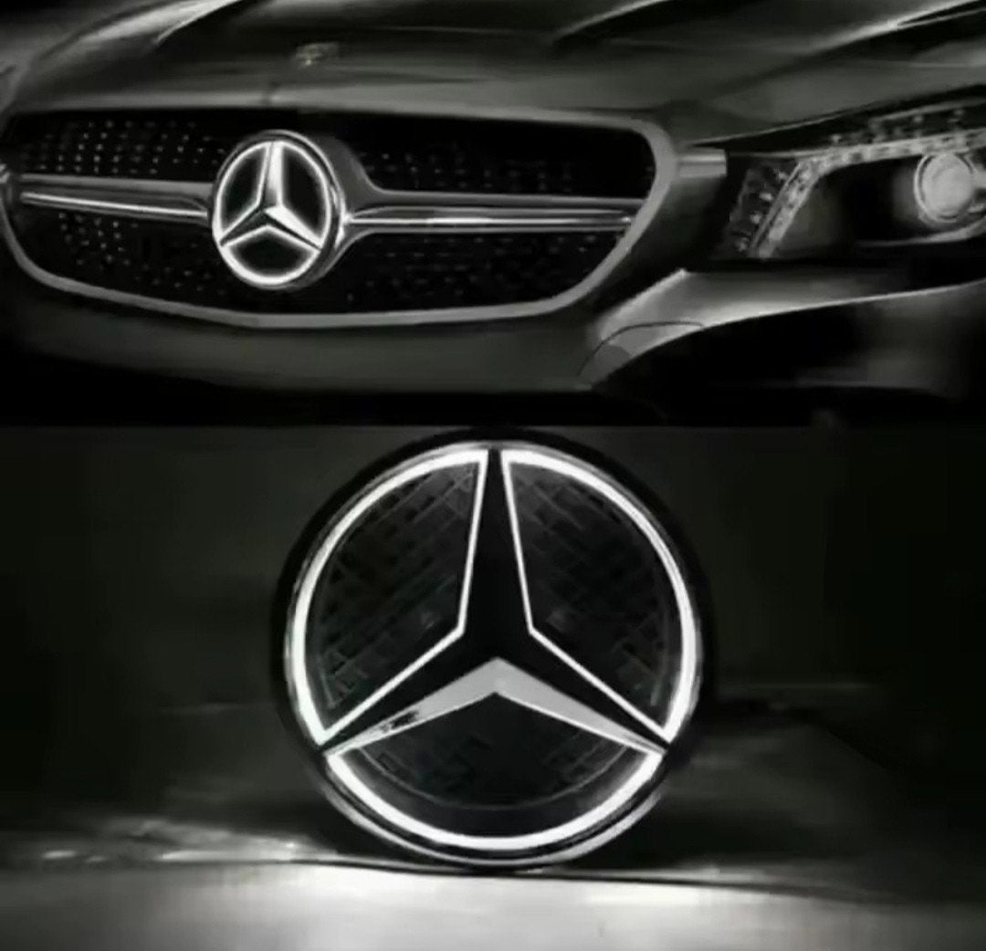 Nieuw verlicht Mercedes logo/ster. Witte LED, super cool), Ophalen of Verzenden