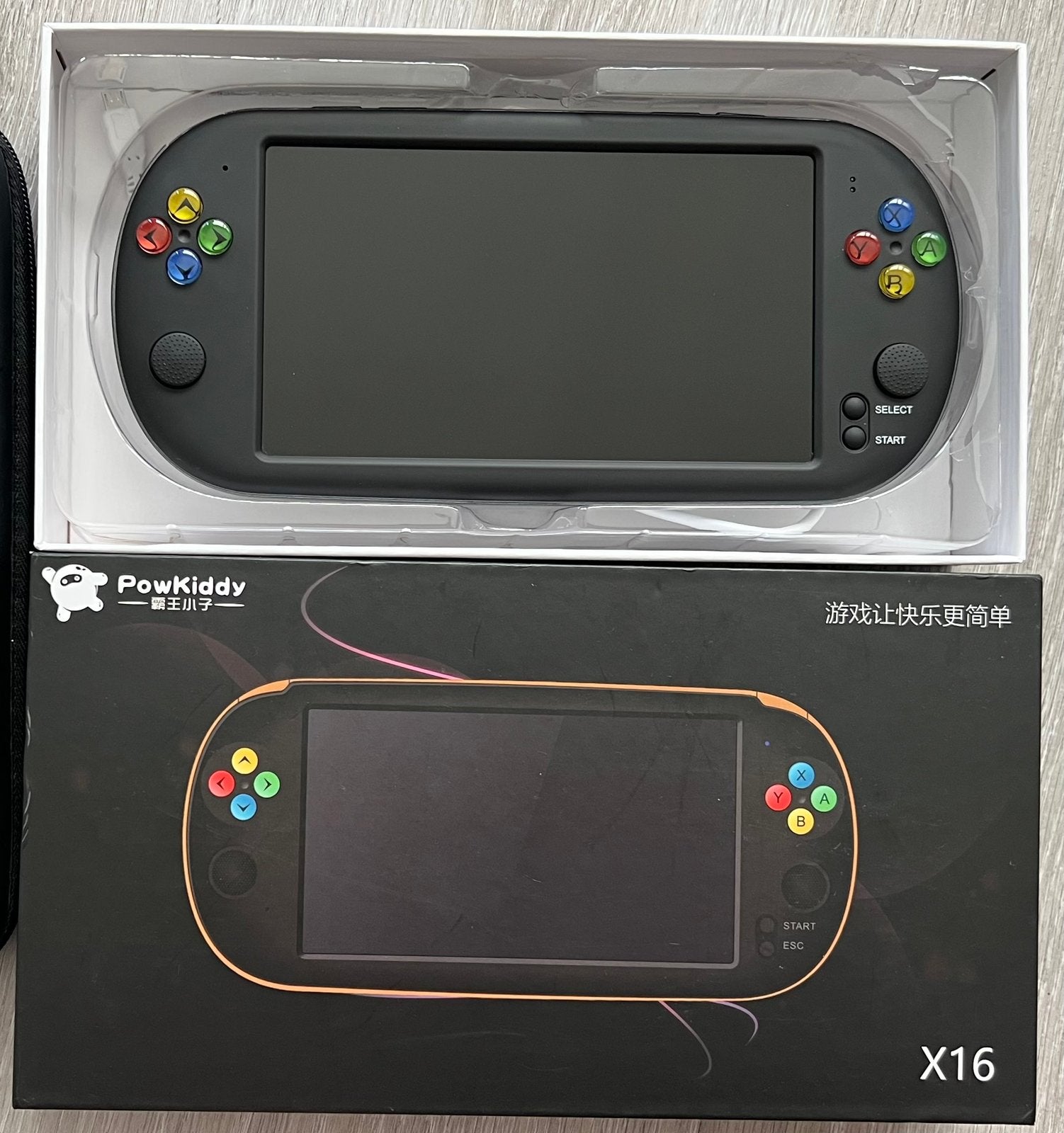 Powkiddy X16 Handheld / +3000 retro games / Nette staat, Verzenden, Gebruikt